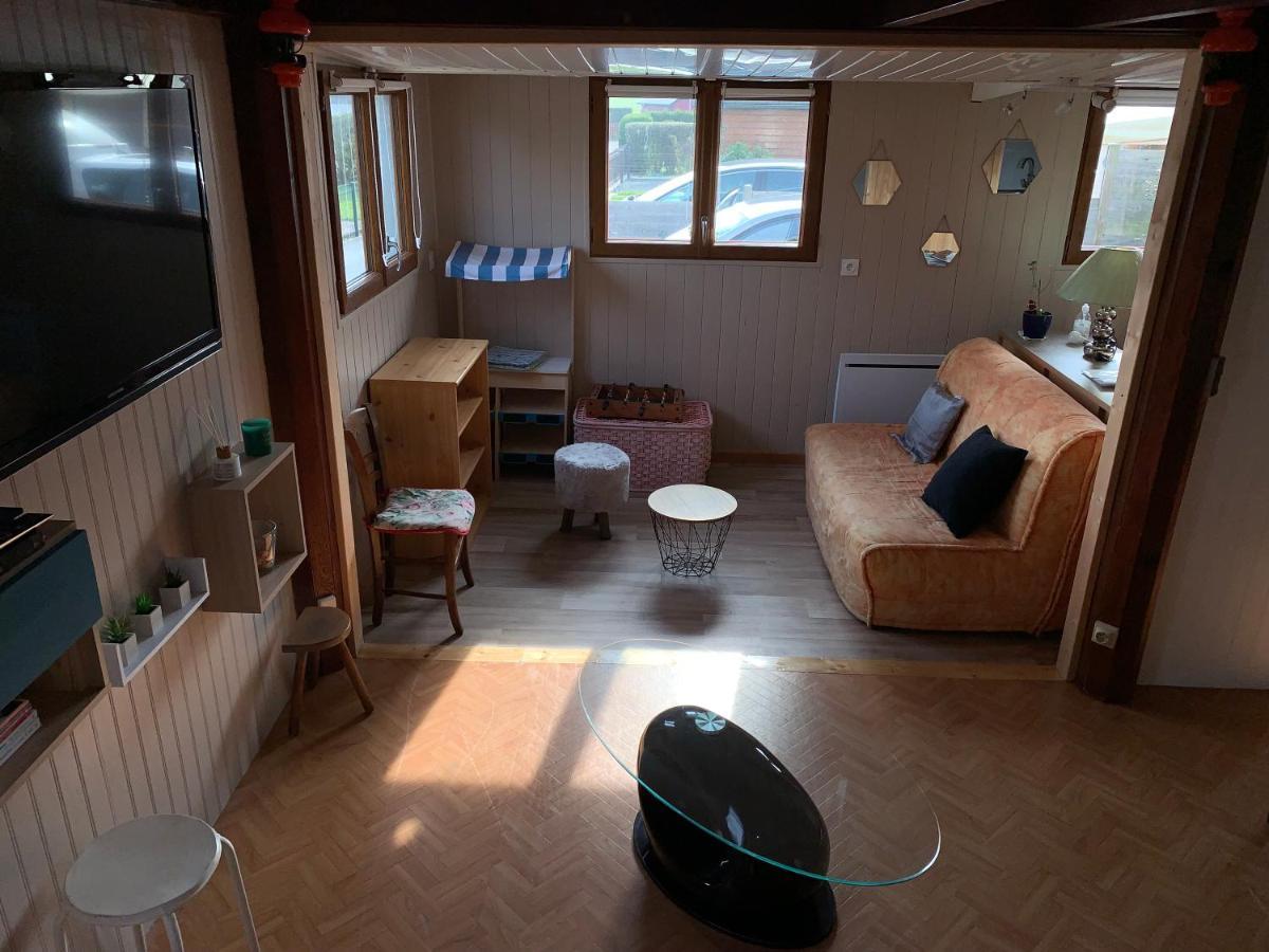 Chaleureux Chalet En Bord De Mer Merville-Franceville-Plage Buitenkant foto