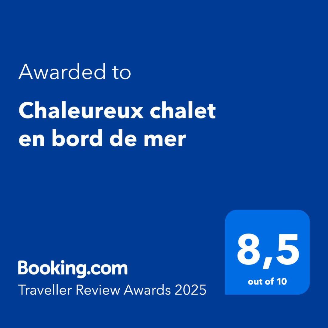 Chaleureux Chalet En Bord De Mer Merville-Franceville-Plage Buitenkant foto